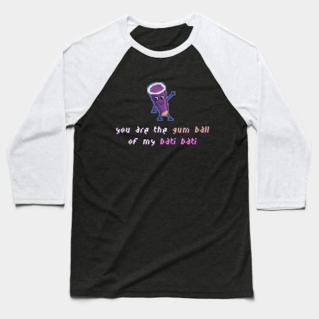 Bati bati ice cream Baseball T-Shirt by pixela